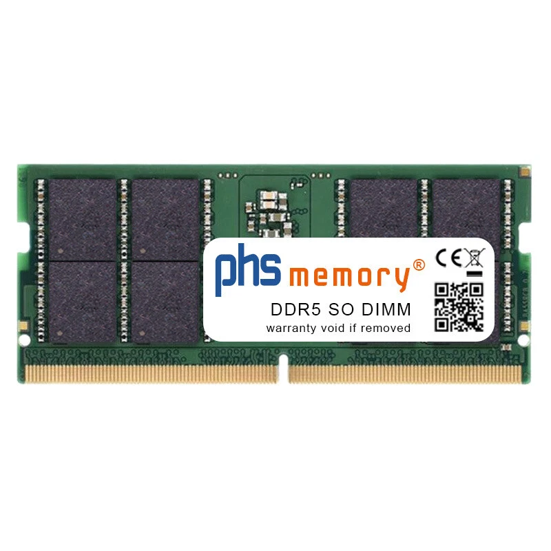 PHS-MEMORY 32GB RAM DDR5 passend für MSI Katana 17 B13VFK-269 SO DIMM 5600MHz Notebook-