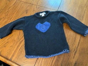 vtg lydia jane girls S 4 sweater heart - Picture 1 of 3
