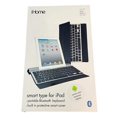 iHome Smart type for iPad Bluetooth & Built in Smart Cover for iPad and iPad 2 - Image 1 of 2