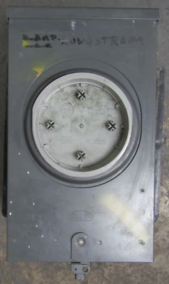 😏 DUNCAN 200 AMP TIPO HQ MEDIDOR ZÓCALO 7 MORDAZAS SIN ANILLO 600 VAC Foto 1 de 4