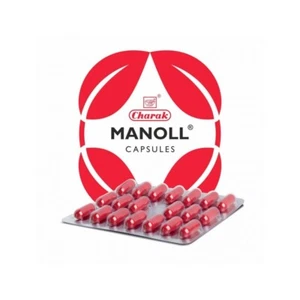 2 X Charak Manoll Capsule (20caps) Builds Resistance Against Infections - Picture 1 of 3