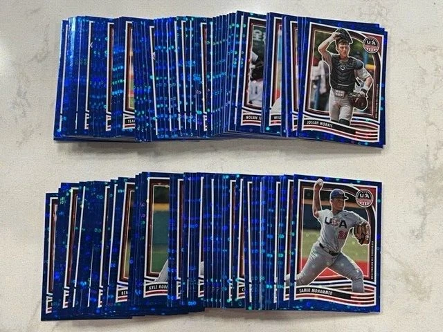 *PICK YOUR CARD* 2024 Panini USA Baseball Stars & Stripes BLUE #'d to 199 - Image 1 of 1