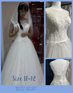 Vivien Vigo ""Hamisi"" HOCHZEITSKLEID A Linie blumig 10-12 - Bild 1 von 10