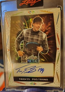 Travis Pastrana Auto Leaf METAL  3/4 - Picture 1 of 4