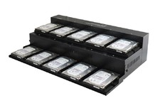 1 to 9 Multiple SATA Hard Drive HDD & SSD Memory Card Copier Duplicator 150mbps