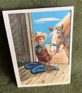 Post Cereal Roy Rogers Pop-out card 1953 #19 High Grade - Picture 1 of 2