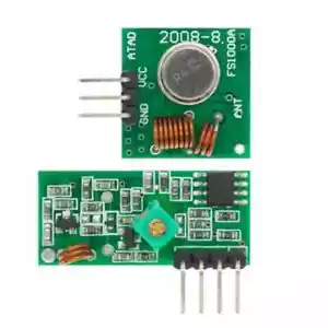 433Mhz Wireless RF Transmitter Module + Receiver Alarm Arduino DIY - Picture 1 of 12