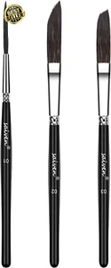 Pinstriping Brush Kit (01, 02, 03), Blue Squirrel Hair, Art Supplies, BLACK - Picture 1 of 5