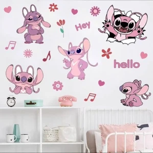 Removable Wall Sticker Lilo & Stitch kids room Decal Vinyl Home Decor - Picture 1 of 4