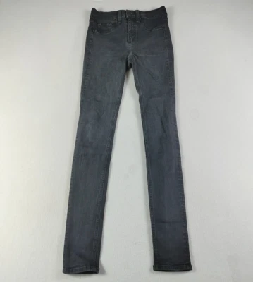Rag & Bone Jeans Womens Size 26 Black Skinny Leg Slim Fit Mid Rise Denim Stretch - Image 1 of 4