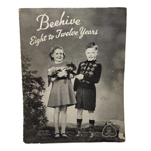Beehive Eight to Twelve Years 1950's Knitting Booklet Series No. 45 Good - Picture 1 of 10