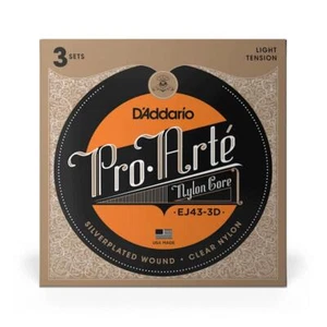 Neuwertige D'Addario EJ43-3D EJ43 3er-Pack klassische Nylon-Gitarrensaiten, Lig - Bild 1 von 3