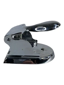 De colección El Casco perforación de 2 orificios totalmente metálicos 80 mm/3,1 pulgadas orificios espaciados suministro artesanal de oficina - Imagen 1 de 10
