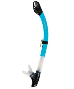 Aeris Cuda Dry 2 Scuba Diving Snorkel Dry Snorkeling Blue - Picture 1 of 1