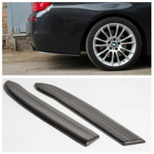Rear Bumper Side Splitters flaps for BMW 5 F10 F11 2010-2017 ABS Matt - Picture 1 of 4