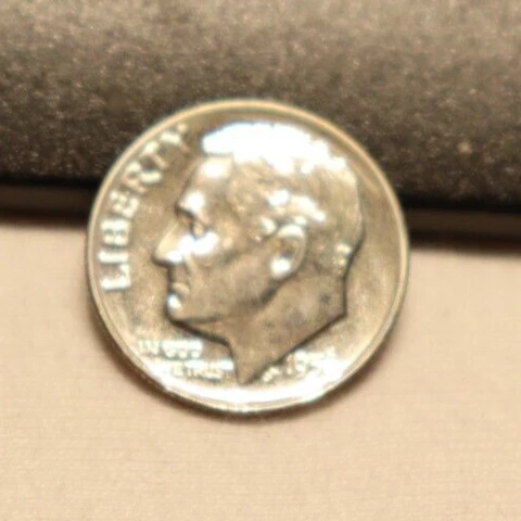 1956 Roosevelt Silver Dime 10c Proof Nice Cover
