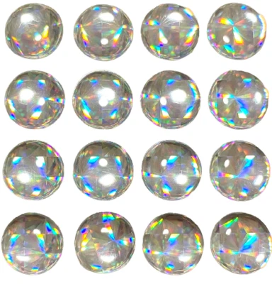 JIGKOPF-PROFI-DE 3D Holo Silber Augen , Klebeaugen,Holographische Augen Wobbler Pilker