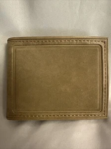 Vintage VITRONIC Bi-Fold Multi-Card SUEDE Looking Wallet - Picture 1 of 9