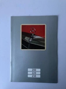 Ancienne brochure sales catalogue de vente Mercedes Benz 200 220 230 doc auto DE - Picture 1 of 12