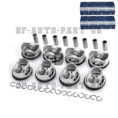 MAHLE 8x Pistons Rings Set Φ87+0.5mm For BMW 740i E60 E61 E65 E66 N62B40 4.0L V8 - Image 1 of 3