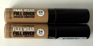 Revlon Colorstay Flex Wear Full Cover Concealer 050 Medium Deep 0.34 oz Lot of 2 - Picture 1 of 4