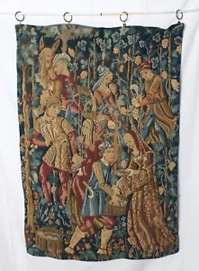 Medieval Handmade Tapestry 32" X46" - Picture 1 of 2