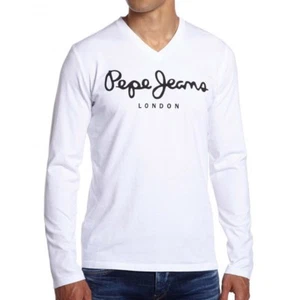 T SHIRT PEPE JEANS 502495 BLANC MANCHES LONGUES - Imagen 1 de 1