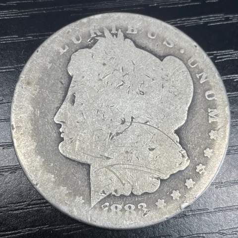 1883-CC Morgan Silver Dollar Low Grade Cover
