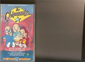 THE CHIPMUNKS NIGHTMARE ON SEVILLE STREET VIDEO VHS KIDS RETRO 90S - Picture 1 of 1