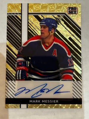 2024 Leaf Collective Pro Set Mark Messier Auto #1/1 - Image 1 of 2