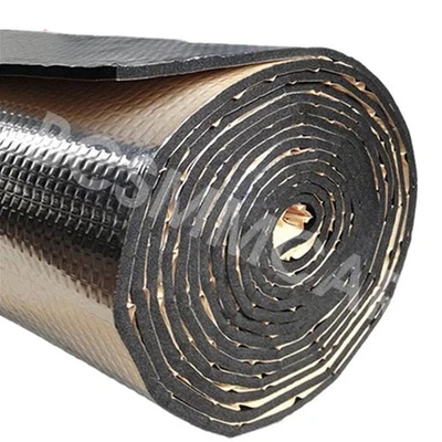 Alfombrilla autoadhesiva ignífuga de aislamiento térmico para capó de coche motor Foto 1 de 4