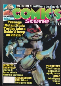 Comics Scene Magazine 19 1991 TNMT Infinity Gauntlet Truman The Spider Byrne - Picture 1 of 3