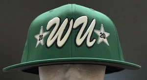 Richardson West University Fitted Cap Hat Sz. S-M NEW PTS30 Green/White - Picture 1 of 6