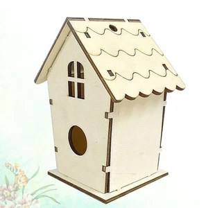 2 Stück Vogelnest Zubehör Haustier Vogelbedarf rustikales Vogelhaus - Bild 1 von 12