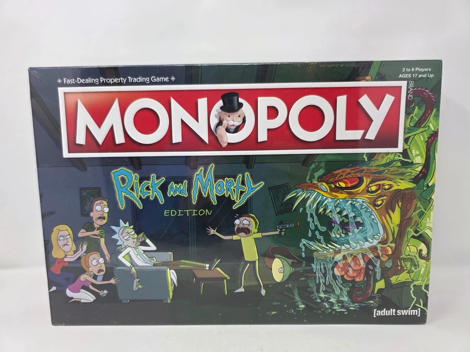 Monopoly Rick And Morty Edition Board Game - New & Sealed - Image 1 of 4