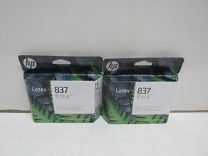 LOTTO DI 2! TESTINA DI STAMPA LATTICE UNIVERSALE ORIGINALE HP 837 (9D7Q5A) - Foto 1 di 2