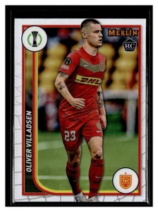 2023-24 Merlin UEFA Club Competitions #50 Oliver Villadsen Refractor - Picture 1 of 2