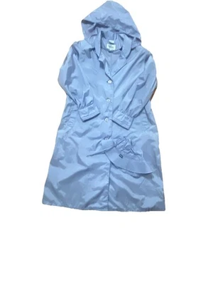 Gabardina de colección The Totes 100 % nailon talla 14 P azul capucha y sombrero Foto 1 de 4
