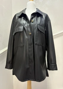 Shirt Jacket faux Leather - Picture 1 of 4