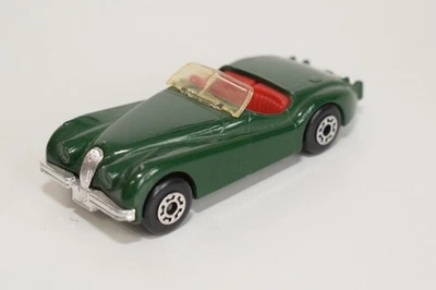 B86 1:57 3 INCH 3 INCH MATCHBOX JAGUAR XK 120 XK120 GREEN EXC. COND. - Immagine 1 di 4