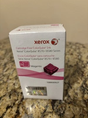 Xerox 108R00927 Cartridge Free ColorQube Ink 2x Magenta 8570/8580 Series SEALED - Image 1 of 2