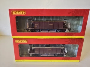 X2 calibre OO Hornby R6286B EWS YGB Seacow vagón tolva de lastre desgastado nuevo  - Imagen 1 de 3