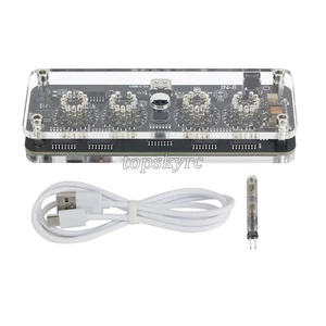 IN-8 4-Digit Nixie Tube Clock Innovative Clock Sleek Home Decor Basic Version _ - Picture 1 of 8