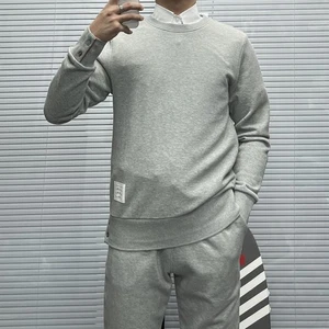 Thom Browne Men/women's New Classic Striped Casual Cotton Crew Neck Sweater - Picture 1 of 24