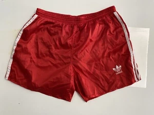 Neuwertig Adidas vintage Nylon Glanz Shorts Gr. L D7 shiny kurze Hose 87 - Bild 1 von 8