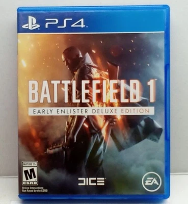 Battlefield 1 Early Enlister Deluxe Edition (PlayStation 4 2016) Complete Tested - Image 1 of 4