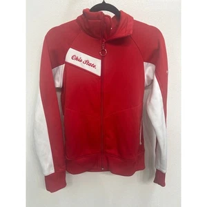 Ohio State Buckeyes Columbia rot-weiße Jacke mit durchgehendem Reißverschluss Damengröße Medium " - Bild 1 von 15
