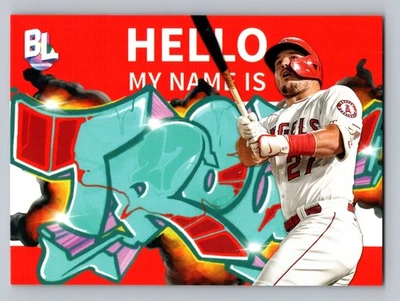 Mike Trout 2023 Topps Big League Roll Call Wildstyle Edition #RC-2 Angels - Image 1 of 2