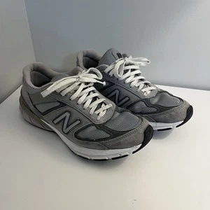 New Balance 990v5 Herren Größe 9 Grau Wildleder Freizeit Turnschuhe Hergestellt in den USA KEIN ETIKETT ANSEHEN - Bild 1 von 9