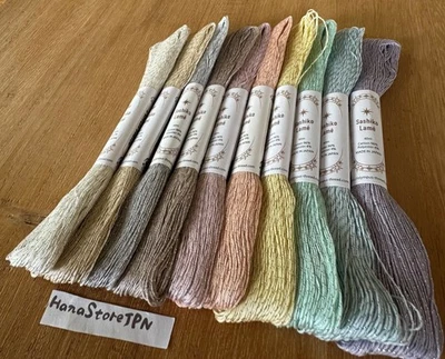 Sashiko Glitter Thread Set 10Colors Embroidery Sewing Made in Japan Olympus - Image 1 of 4